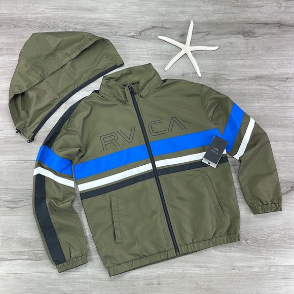 🌴🔆RVCA- VA TEAM Windbreaker JACKET🔆🌴 - Picture 2 of 15